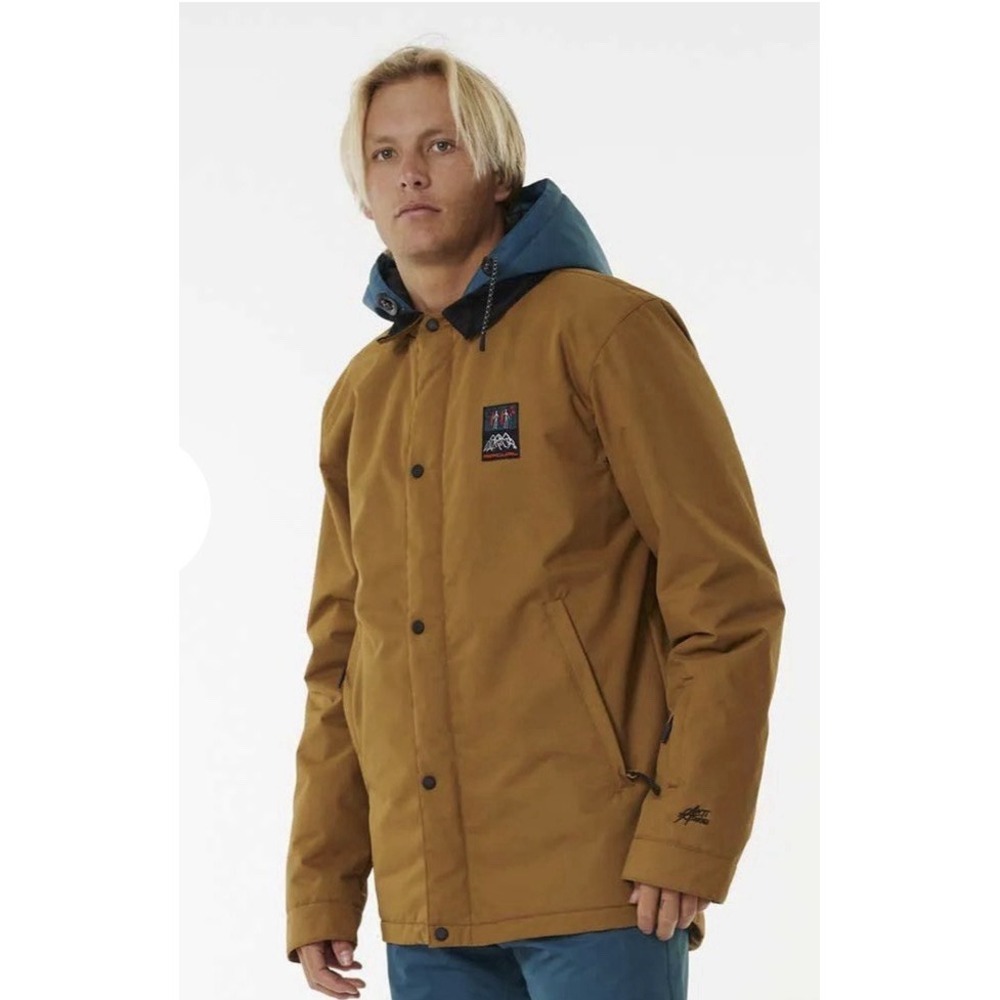 NEW Rip Curl Anti Series COACH SNOW 10K Jacket Size S With Tags Gold 199.99